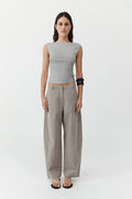 Organic Cotton Ballerina Top - Grey Marle