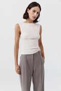 Organic Cotton Ballerina Top - Shell Pink