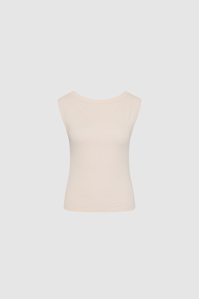 Organic Cotton Ballerina Top - Shell Pink