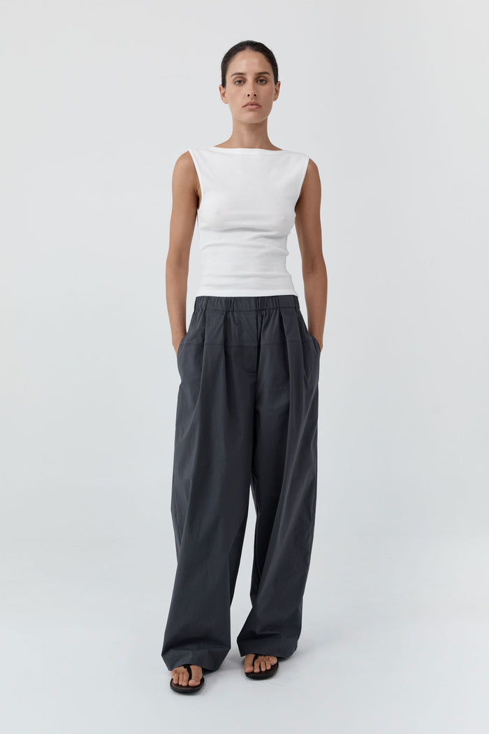 Organic Cotton Ballerina Top - White