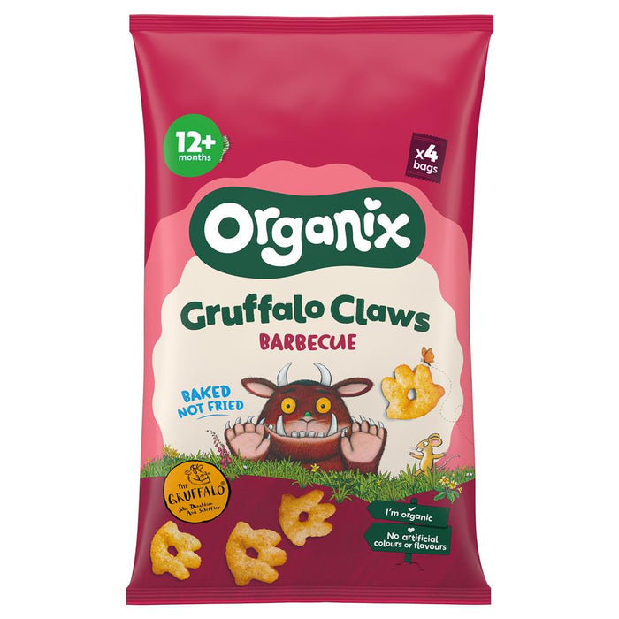 Organix Gruffalo Claws BBQ Multipack 4 x 15g
