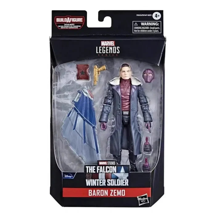 Original Hasbro Marvel Legends Baron Zemo Anime Model Figure Gift Toy Collection
