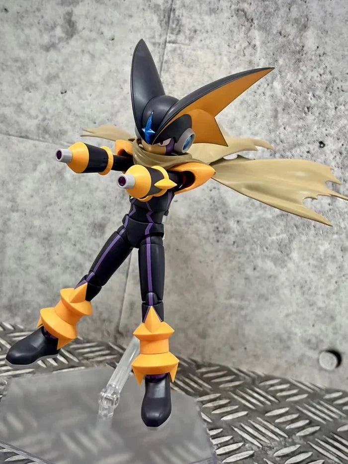 Original Kotobukiya KP709 ROCKMAN BASS EXE Forte Anime Action Figure Assembly Model Toy