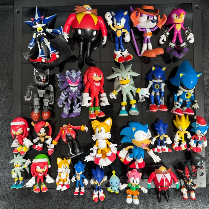 Original [Rare Edition] Sonic The Hedgehog Series: Metal Sonic The Wizard, Blaze Figurine Toy Collectible