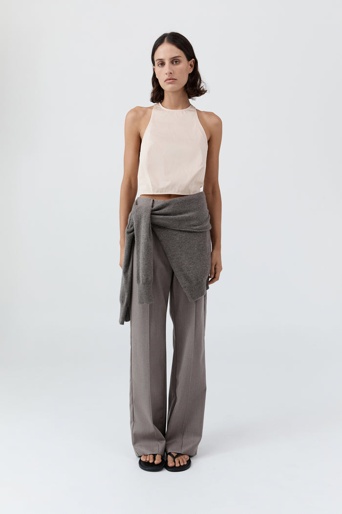 Paper Taffeta Cocoon Top - Pink Salt