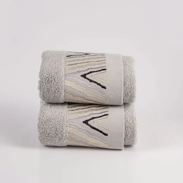 Grey / 2Pc Set Hand Towel