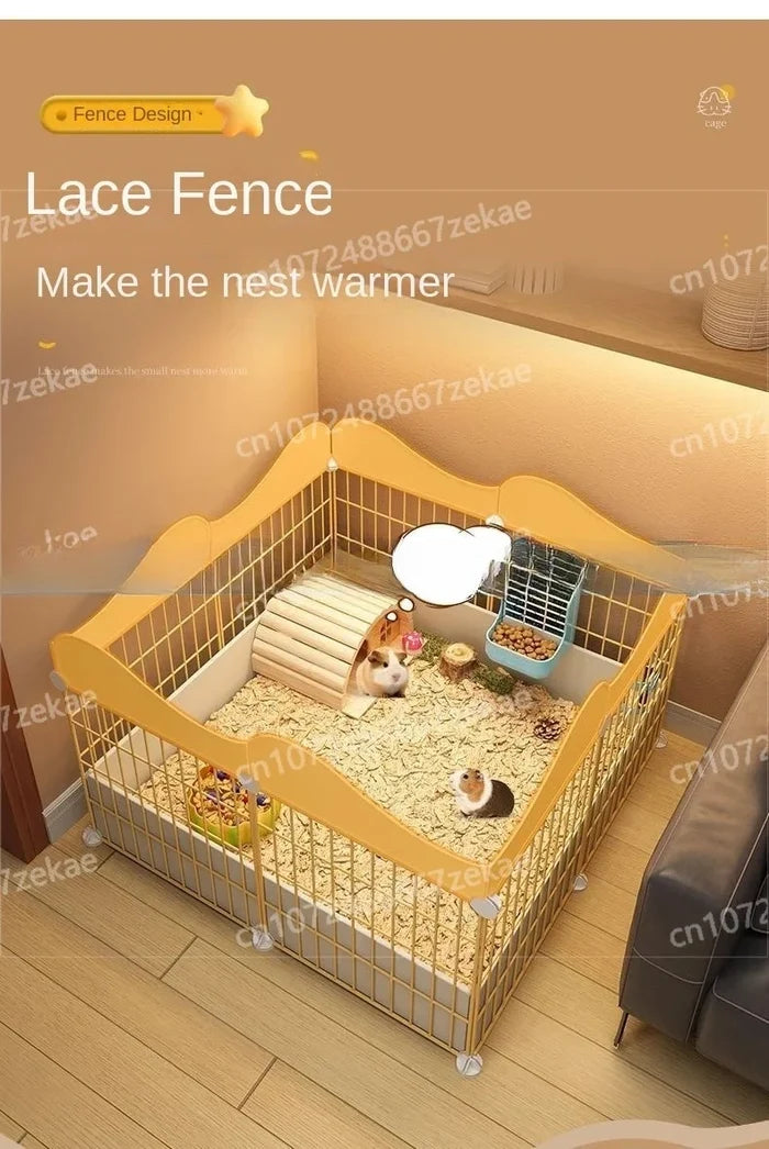 Pet Fence, Home Landscape, Rabbit Supplies, Cages, Large and Small Villas, Guinea Pig Nests