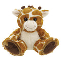 Plush Brown/White Footsie Giraffe