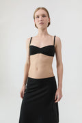 Pointelle Bralette - Black