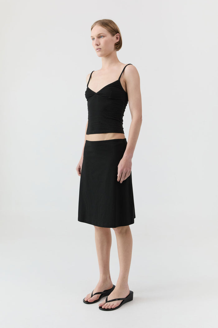 Pointelle Cami - Black