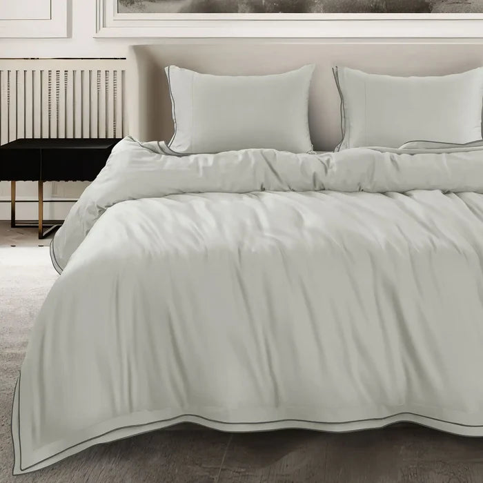 Light Grey / Bedding Set 4Pc