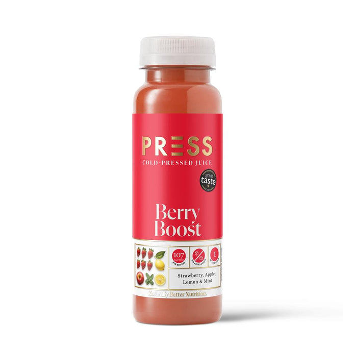 PRESS Healthfoods Cold-Pressed Berry Boost Juice 250ml