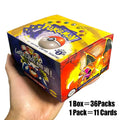 PTCG Cards English Booster Pack Art RARE THIN FONT Wrappers | Unlimited Ed. BASE SET Whole Box PKM DIY Card