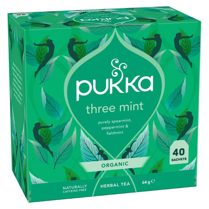 Pukka Organic Three Mint x 40 Teabags