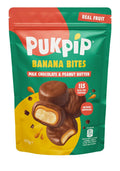 Pukpip Real Banana Bites Dipped in Milk Choc & Peanut Butter 172g