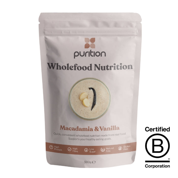 Wholefood Nutrition Macadamia & Vanilla - 500g (12 servings)