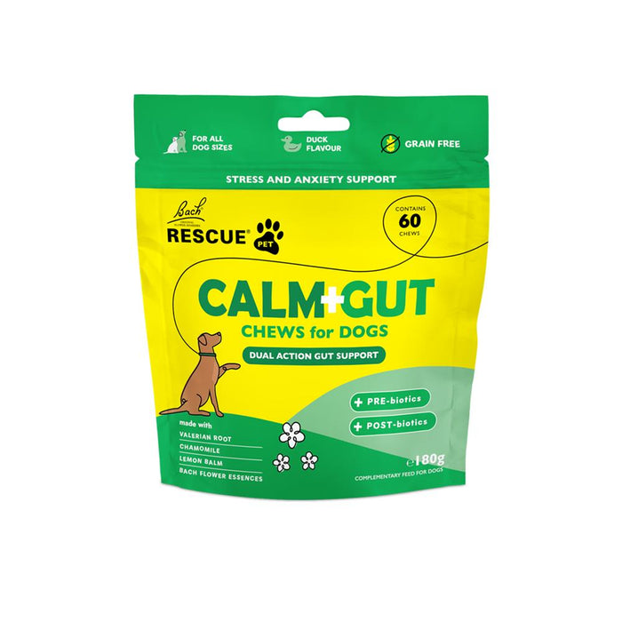 Rescue Remedy Calming and Gut Support Chews for Dogs