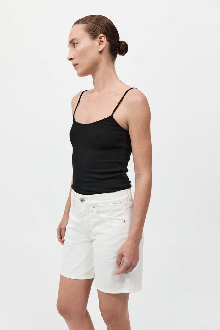 Rib Cami - Black