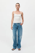Rib Cami - White