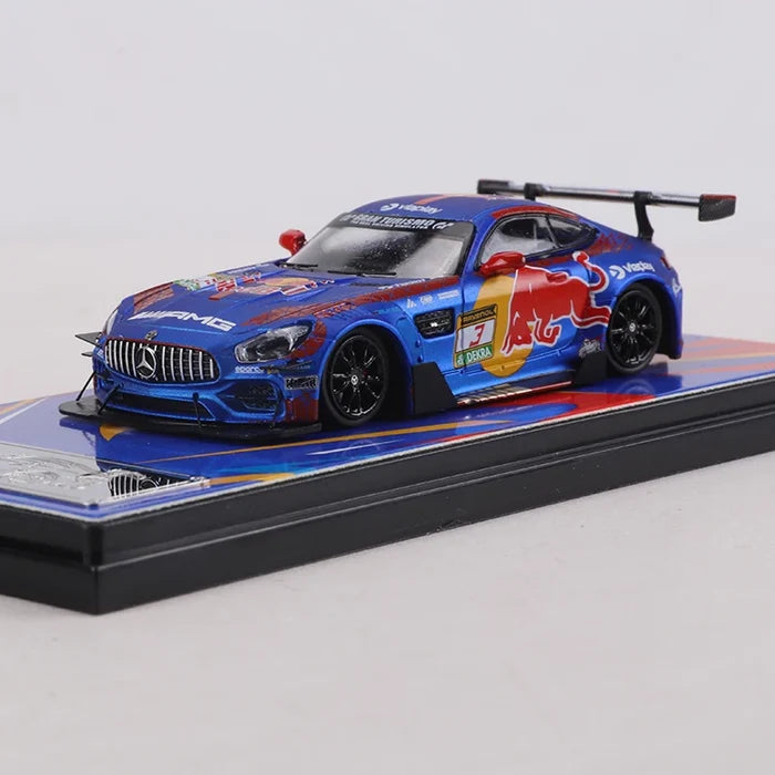 RM MODEL 1:64 AMG GTS Nurburgring DTM race livery alloy diecast car model Toy collection display piece