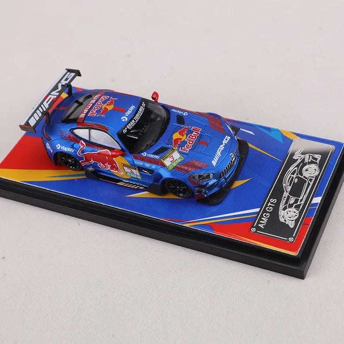 RM MODEL 1:64 AMG GTS Nurburgring DTM race livery alloy diecast car model Toy collection display piece