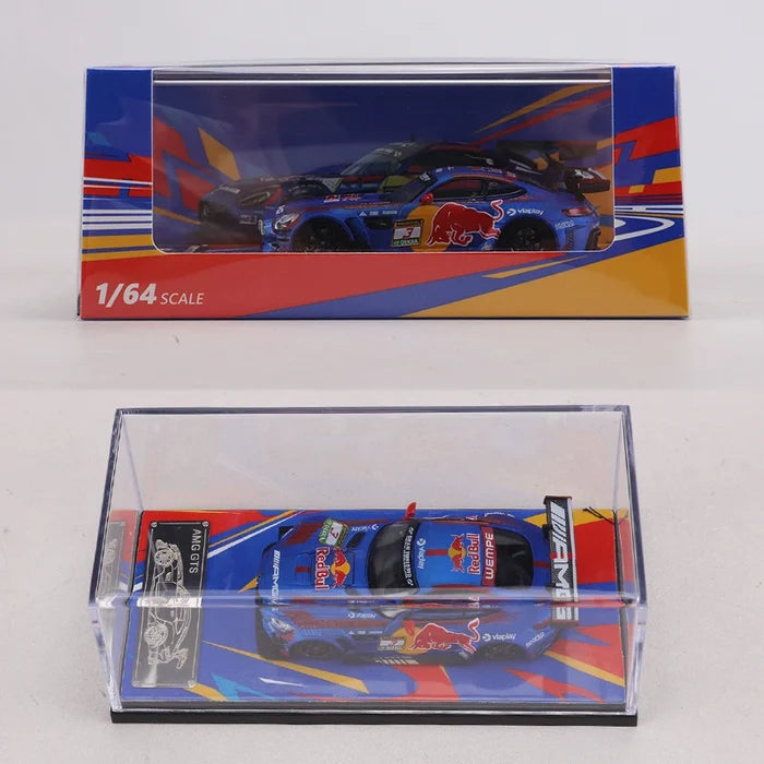 RM MODEL 1:64 AMG GTS Nurburgring DTM race livery alloy diecast car model Toy collection display piece