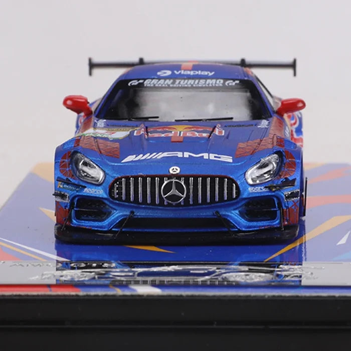 RM MODEL 1:64 AMG GTS Nurburgring DTM race livery alloy diecast car model Toy collection display piece