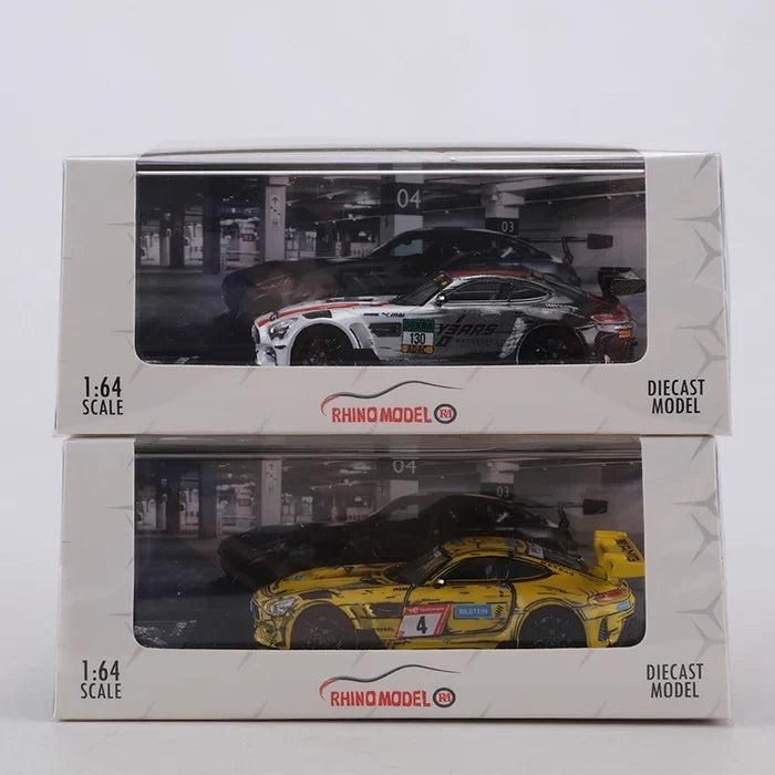 RM MODEL 1:64 AMG GTS Nurburgring DTM race livery alloy diecast car model Toy collection display piece