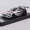 RM MODEL 1:64 AMG GTS Nurburgring DTM race livery alloy diecast car model Toy collection display piece