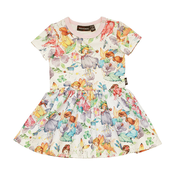 Rock Your Baby Magical Baby Waisted Dress (Size 00-2)
