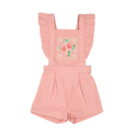 Rock Your Kid Pink Rose Romper in Dusty Pink