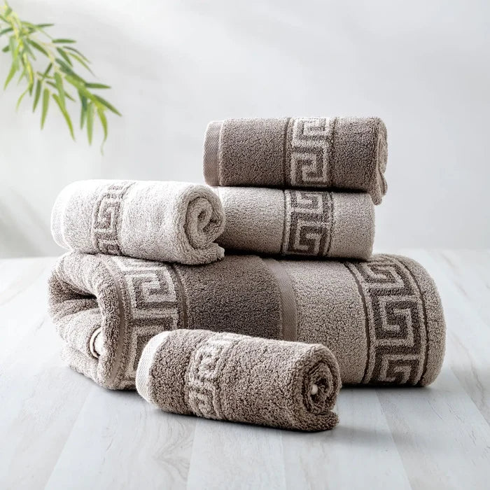 ROMA Towel 3 Pcs Set- Border