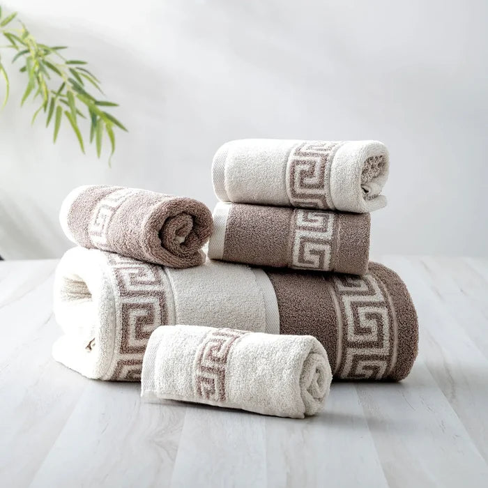 ROMA Towel 3 Pcs Set- Border