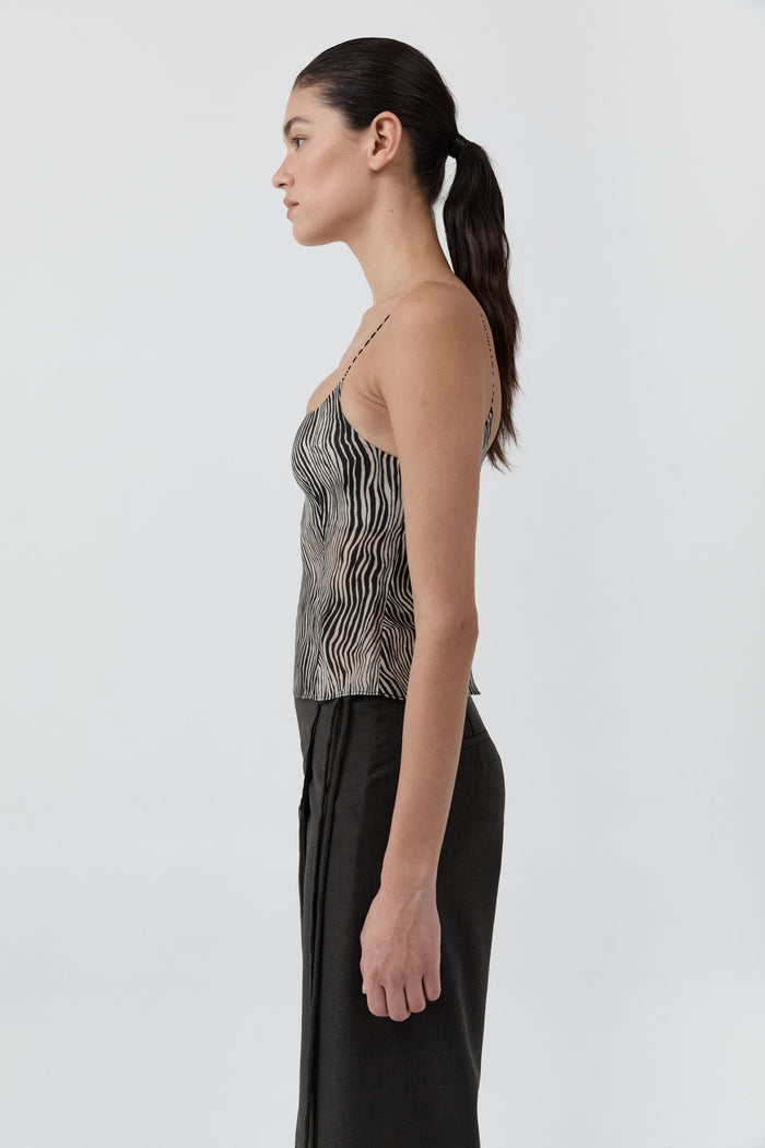 Savannah Silk Cami - Sand