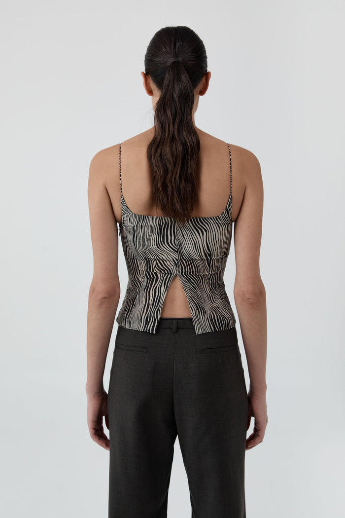Savannah Silk Cami - Sand