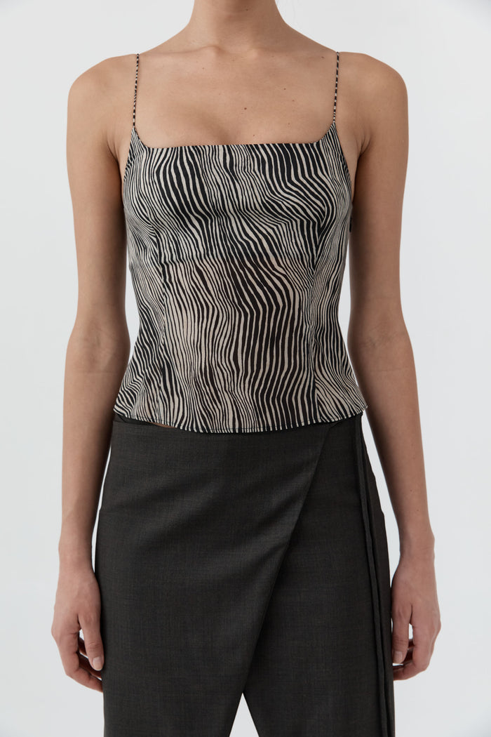 Savannah Silk Cami - Sand