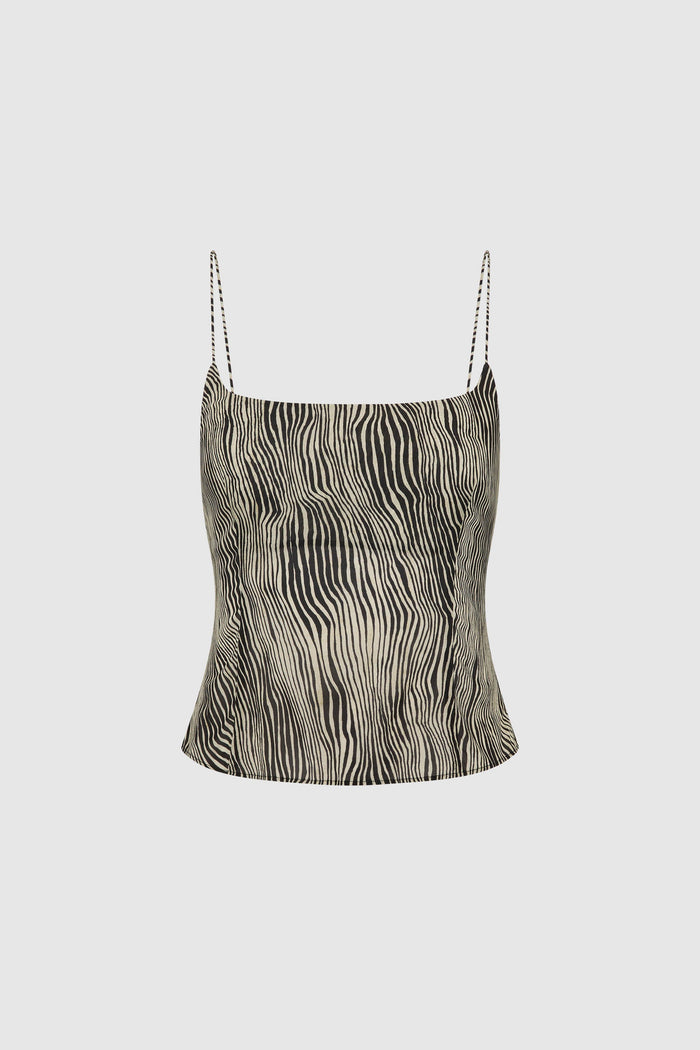 Savannah Silk Cami - Sand