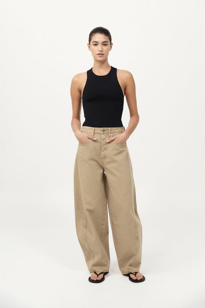 Sculpted Knit Top - Black