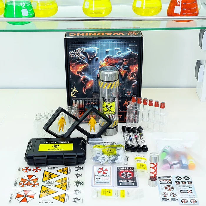 Seeker Toys Resident Evil Handmade Sample Vial Set Series - Diy Virus Model Collection (Infection Edition)
