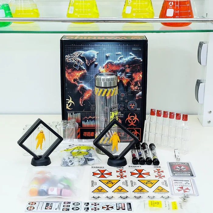 Seeker Toys Resident Evil Handmade Sample Vial Set Series - Diy Virus Model Collection (Infection Edition)