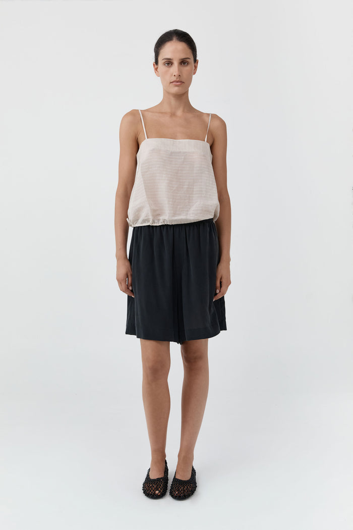 Silk Everyday Relaxed Shorts - Black