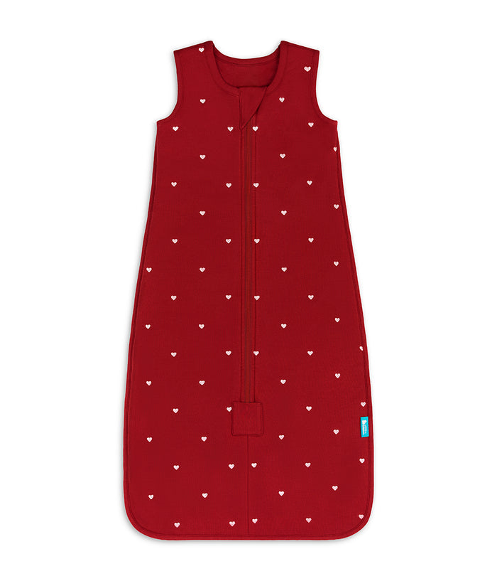 Sleep Bag Bundle | 1.5 TOG | Maroon Hearts | Buff Twinkle