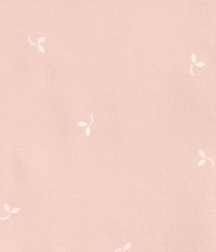 Sleep Bag Long Sleeve 1.5 TOG Cotton Fleece Blush Twigs