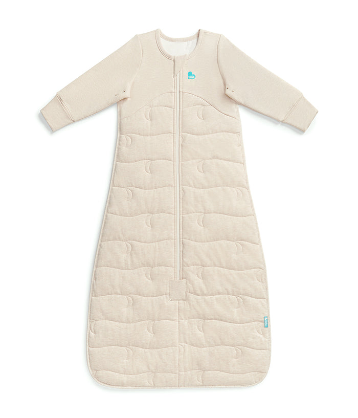 Sleep Bag Long Sleeve 3.5 TOG Cotton Oatmeal Moon Quilting