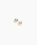 Small Crescent Earrings by Dinosaur Designs - Cream