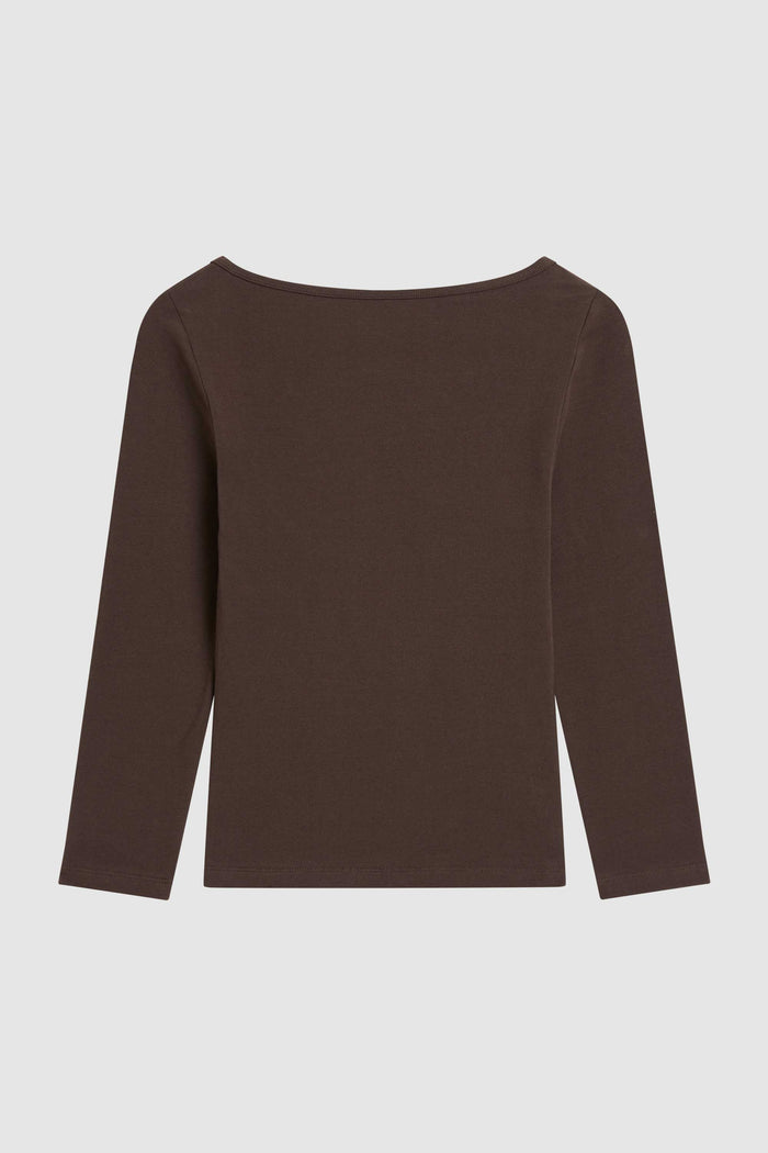 Soft Jersey Ballerina Top - Liqueur