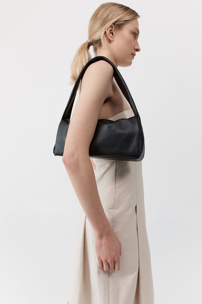 Soft Slim Satchel - Black