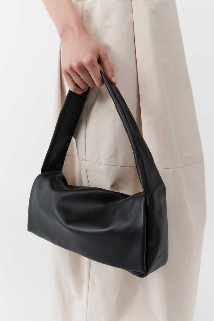 Soft Slim Satchel - Black
