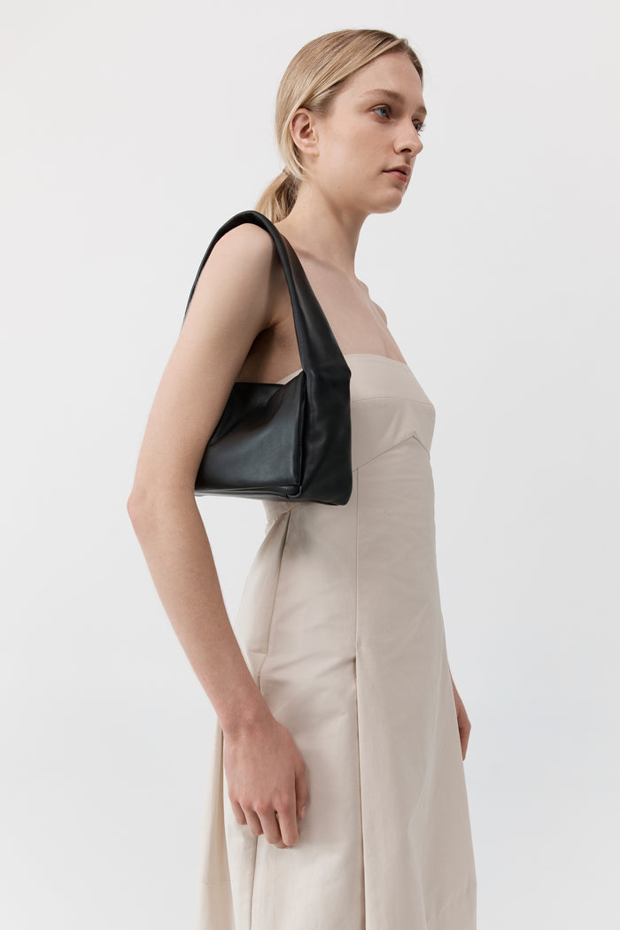 Soft Slim Satchel - Black