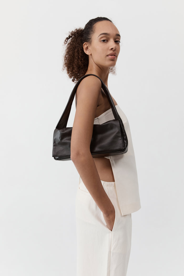 Soft Slim Satchel - Coffee